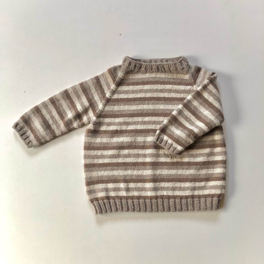 Hand knit sweater